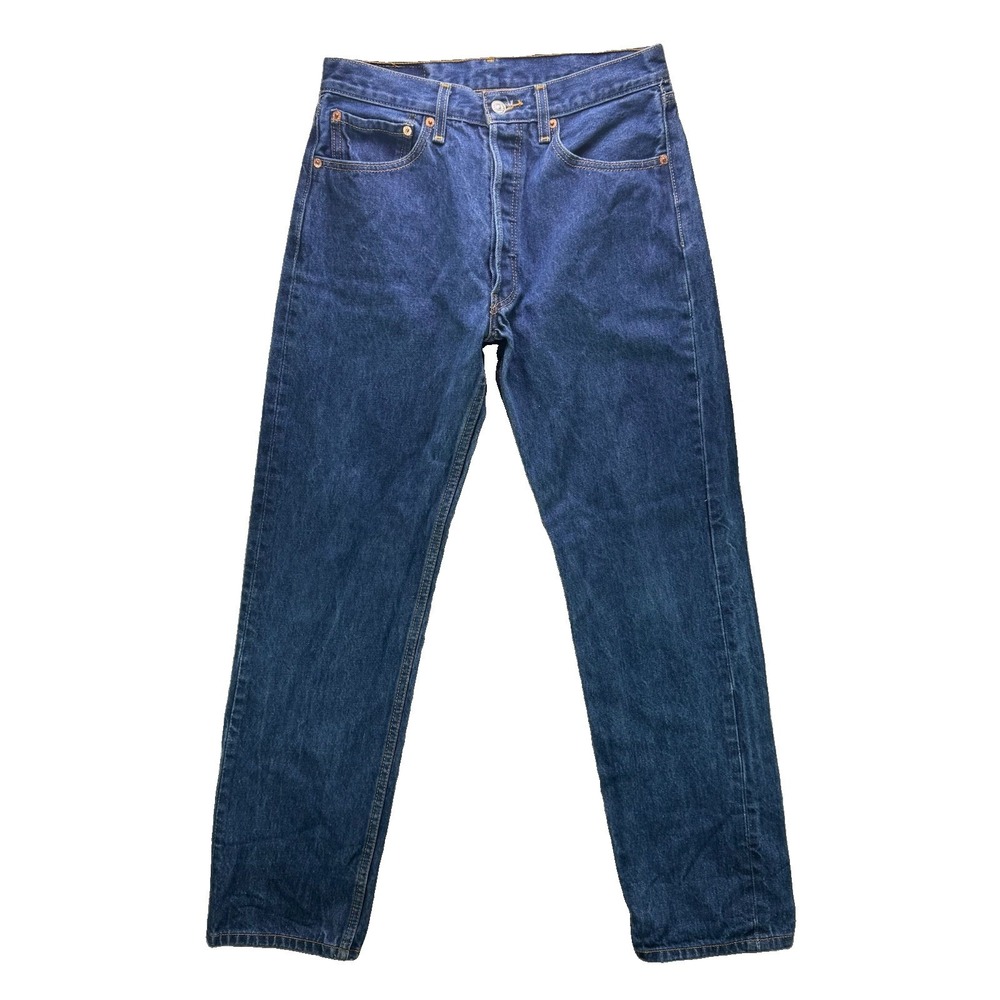 Levi's Jeans Mens 32x34 fits 32x32 Blue 501 XX Button Fly 100% Cotton Denim